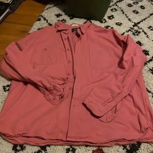 J.Crew washed red chamois shirt NWOT
